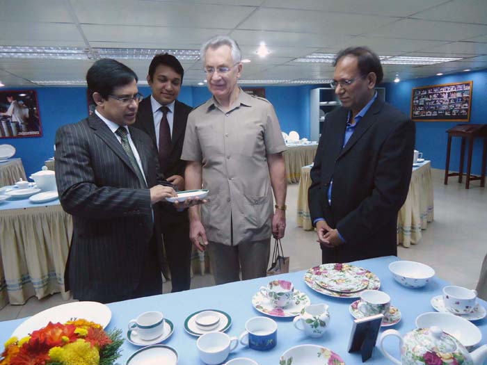 Ambassador of the Russian Federation to Bangladesh Visit Manufacturing Facilities of Shinepukur Ceramics Ltd.